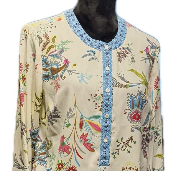 Talbott women’s size medium, long sleeve button-down blouse - Picture 2 of 8